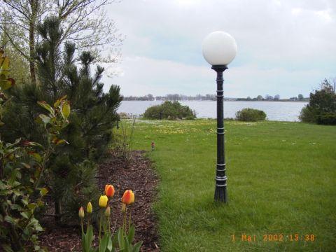Garten mit Blick auf die Schlei